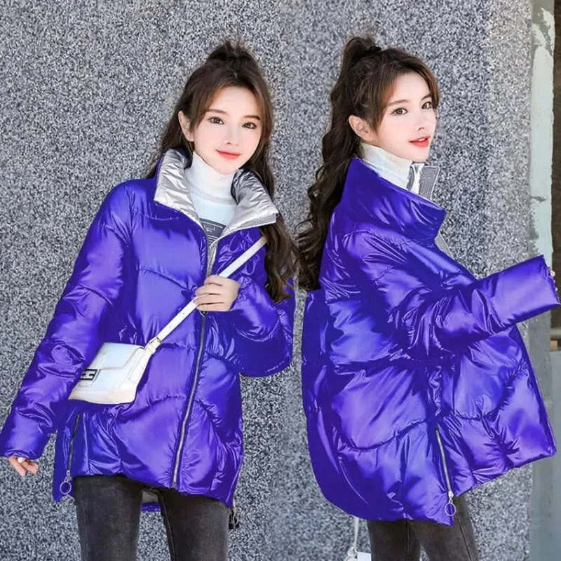 Down Cotton Jacket Women 2022 New Winter Korean Loose Shiny Wash-free Padded Coat Female Large Size Thick Long Parkas Outerwear
Down Cotton Jacket Women 2022 New Winter Korean Loose Shiny Wash-free Padded Coat Female Large Size Thick Long Parkas Outerwear
