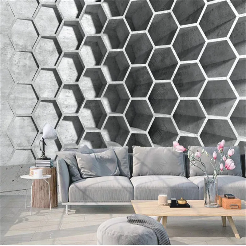 

Custom Modern Extended Space Three-dimensional Wallpaper for Living Room 3d Sofa TV Background Wall Papers Home Decor 3d Mural