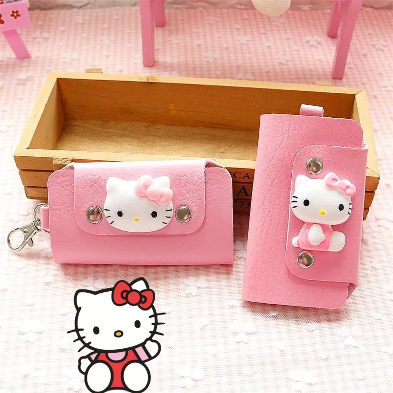 Милый мультяшный чехол для ключей Hellokitty, сумка для хранения ключей, портативные кожаные держатели для ключей, брелок для ключей для автомобиля, сумка, подарок для девушки
Милый мультяшный чехол для ключей Hellokitty, сумка для хранения ключей, портативные кожаные держатели для ключей, брелок для ключей для автомобиля, сумка, подарок для девушки