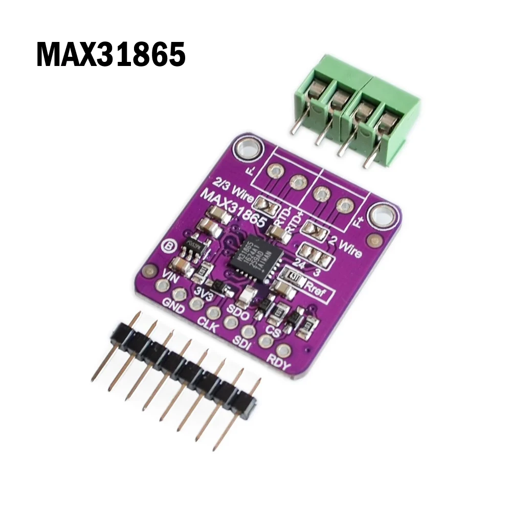 MAX31865 RTD Resistance Temperature Detector Module PT100 To PT1000 Temperature Detecto Module Modbus RTU Communication Protocol
MAX31865 RTD Resistance Temperature Detector Module PT100 To PT1000 Temperature Detecto Module Modbus RTU Communication Protocol