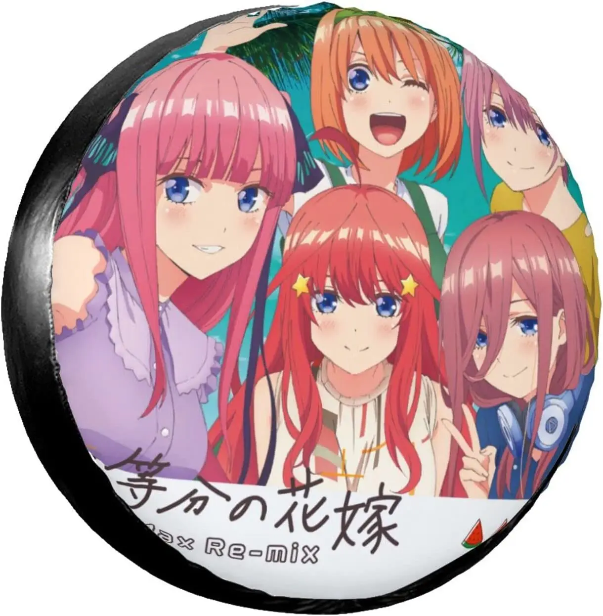 Anime The Quintessential Quintuplets Spare Tire Cover Wheel Protectors Universal Dustproof Waterproof 15 Inch
Anime The Quintessential Quintuplets Spare Tire Cover Wheel Protectors Universal Dustproof Waterproof 15 Inch