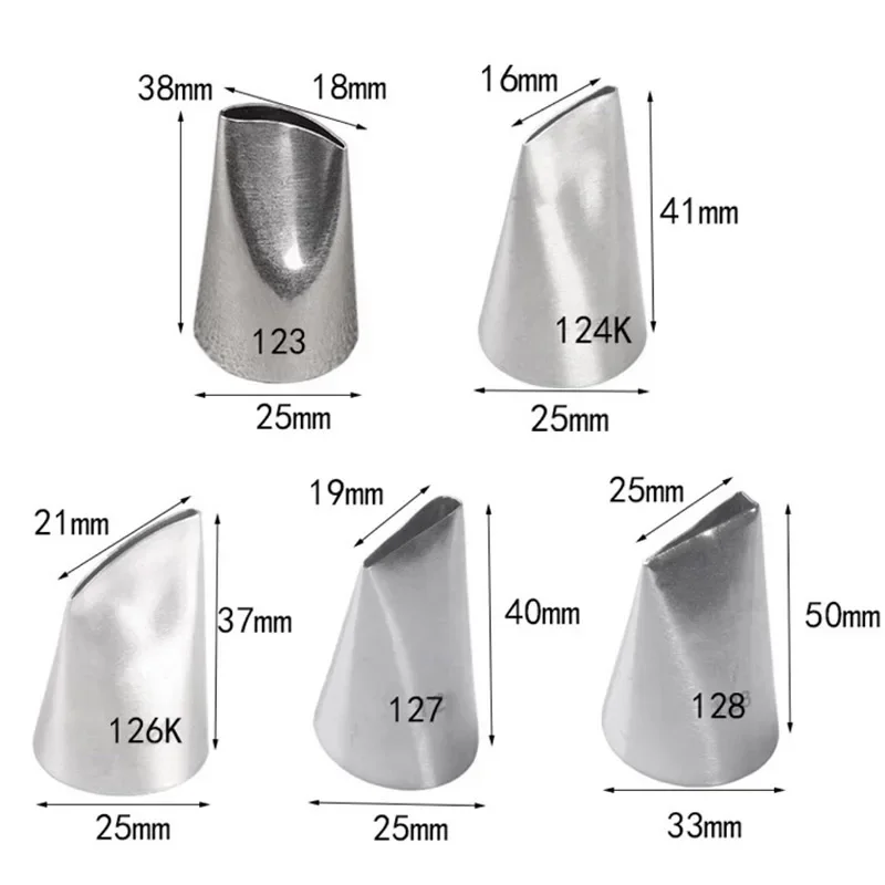 Набор насадок для торта из нержавеющей стали 5 шт 
Набор насадок для торта из нержавеющей стали 5 шт