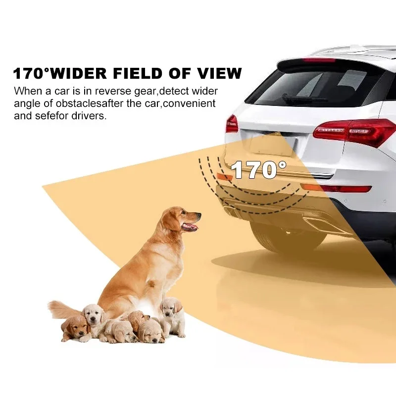 1Pcs 5 Pin Car Rear View Camera Reverse 170 Degree Wide Angle Recording Parking Waterproof Night Vision Video Camera
1Pcs 5 Pin Car Rear View Camera Reverse 170 Degree Wide Angle Recording Parking Waterproof Night Vision Video Camera