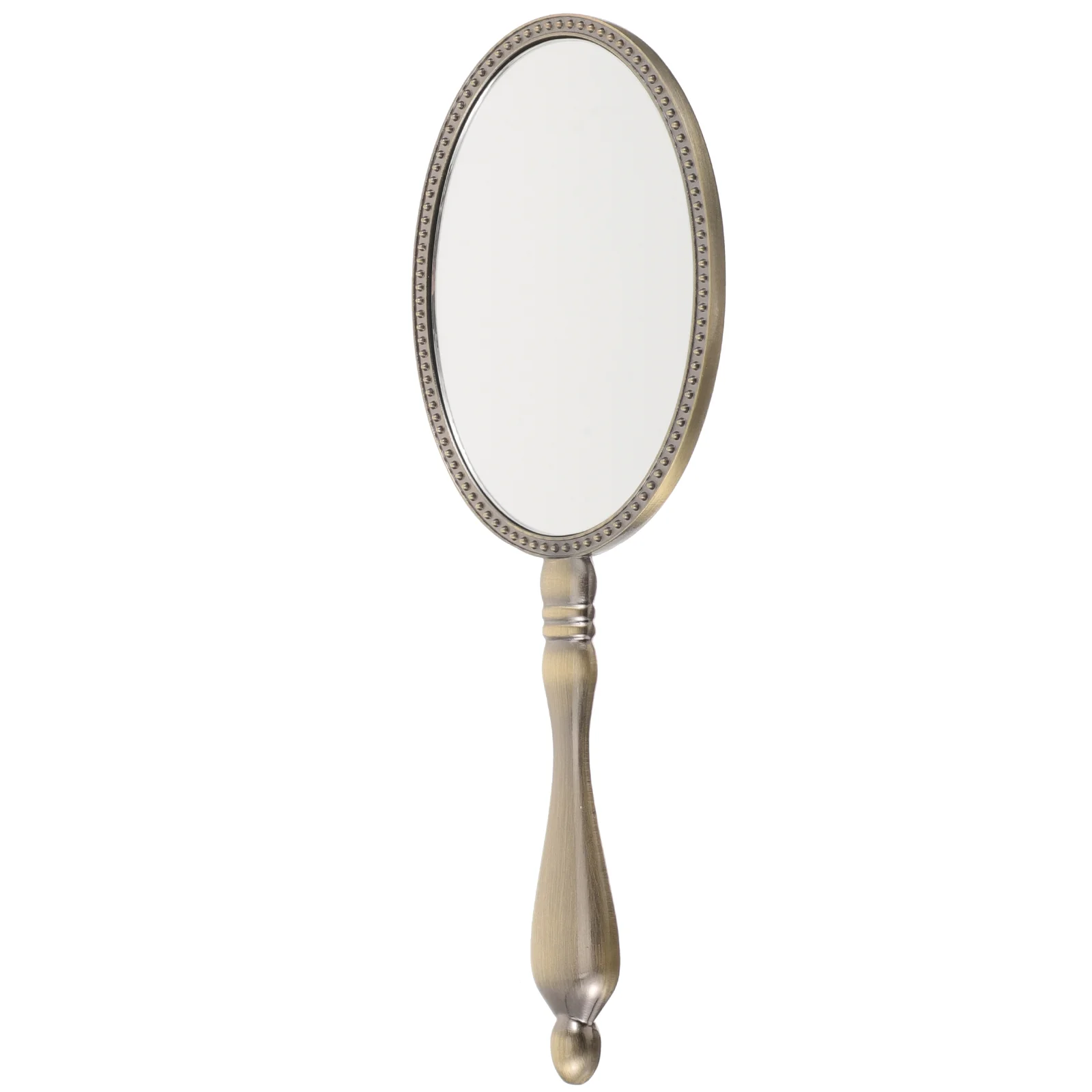 Handheld Mirror Retro Handle Mirror Portable Women Makeup Mirror Decorative Hand Mirror
Handheld Mirror Retro Handle Mirror Portable Women Makeup Mirror Decorative Hand Mirror