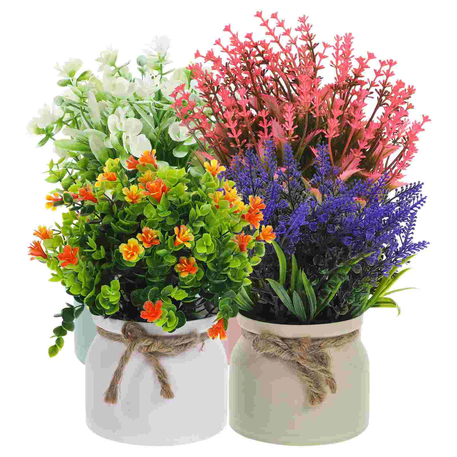 4Pcs Tabletop Fake Ornament Simulated Plastic Flower Bonsai Artificial Bonsai Decoration
4Pcs Tabletop Fake Ornament Simulated Plastic Flower Bonsai Artificial Bonsai Decoration