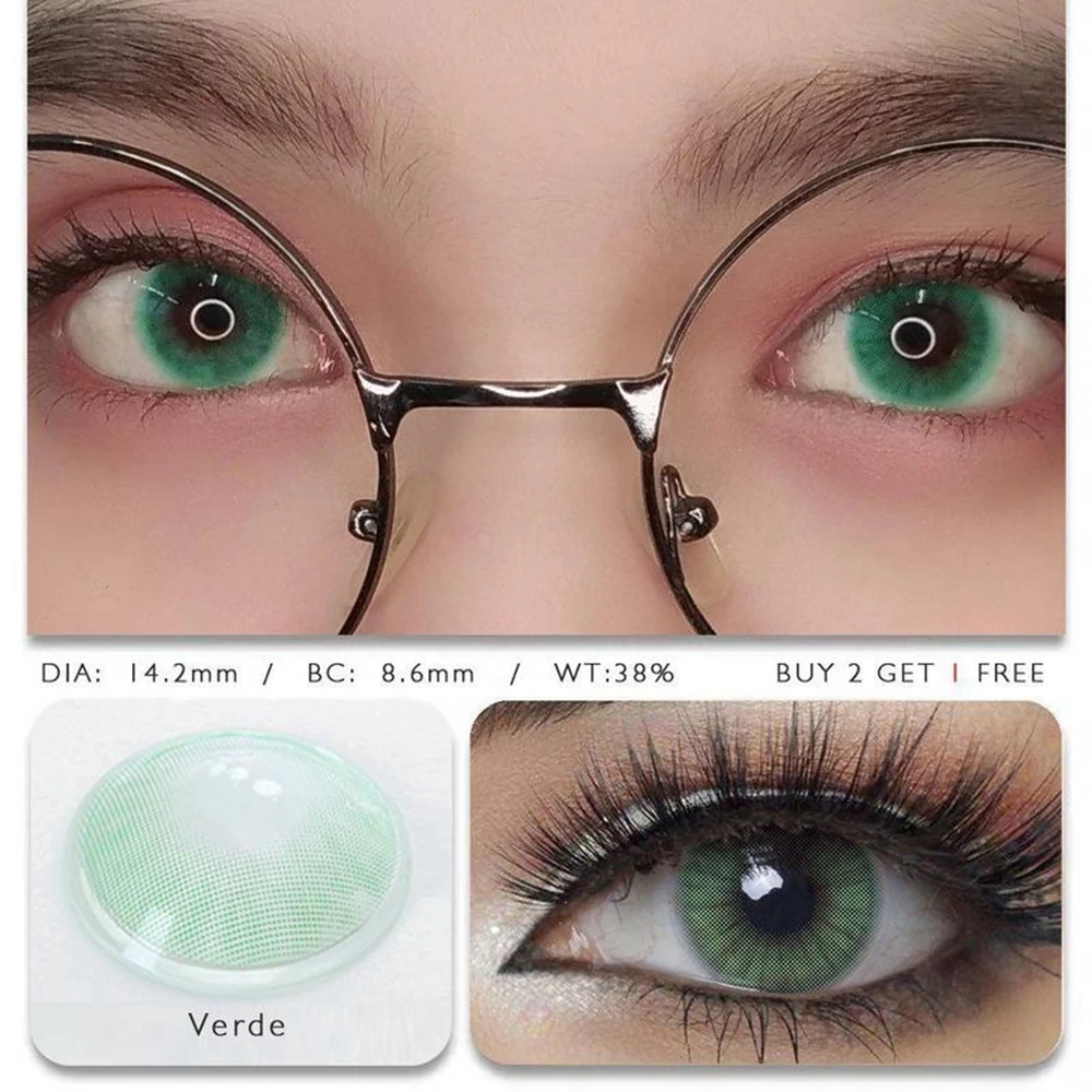 GFRIEND Natural Color Lens Eyes Pupils Grey Brown Green Colored For Eyes Pupils Hidrocor Series Color Contact Lenses For Eyes
GFRIEND Natural Color Lens Eyes Pupils Grey Brown Green Colored For Eyes Pupils Hidrocor Series Color Contact Lenses For Eyes