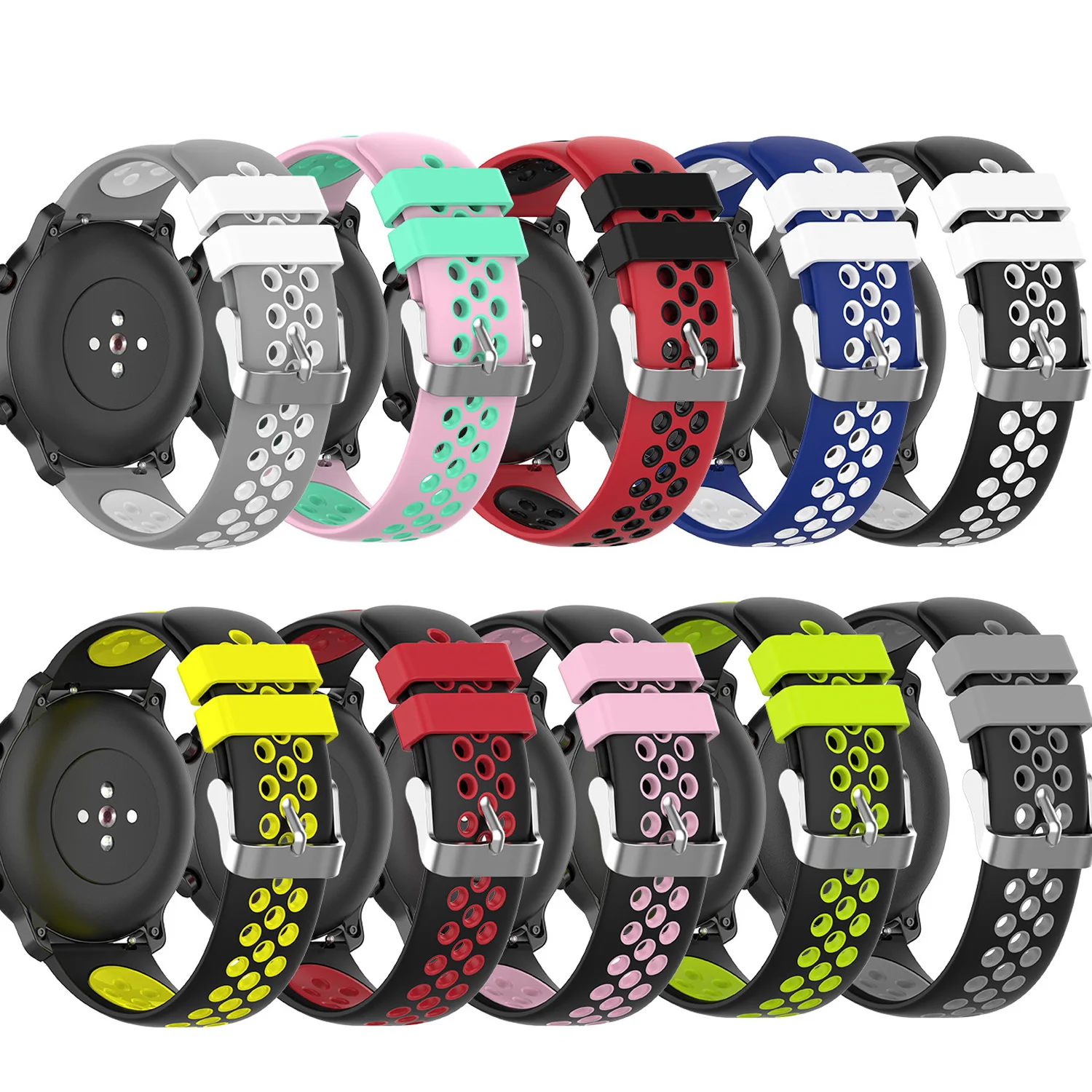 20mm Silicone Strap for Huawei Watch GT3 GT 3 42mm Sport Wristband GT3 Pro 43mm Bracelet For Galaxy Active/Watch 3 41 42mm Belt
20mm Silicone Strap for Huawei Watch GT3 GT 3 42mm Sport Wristband GT3 Pro 43mm Bracelet For Galaxy Active/Watch 3 41 42mm Belt