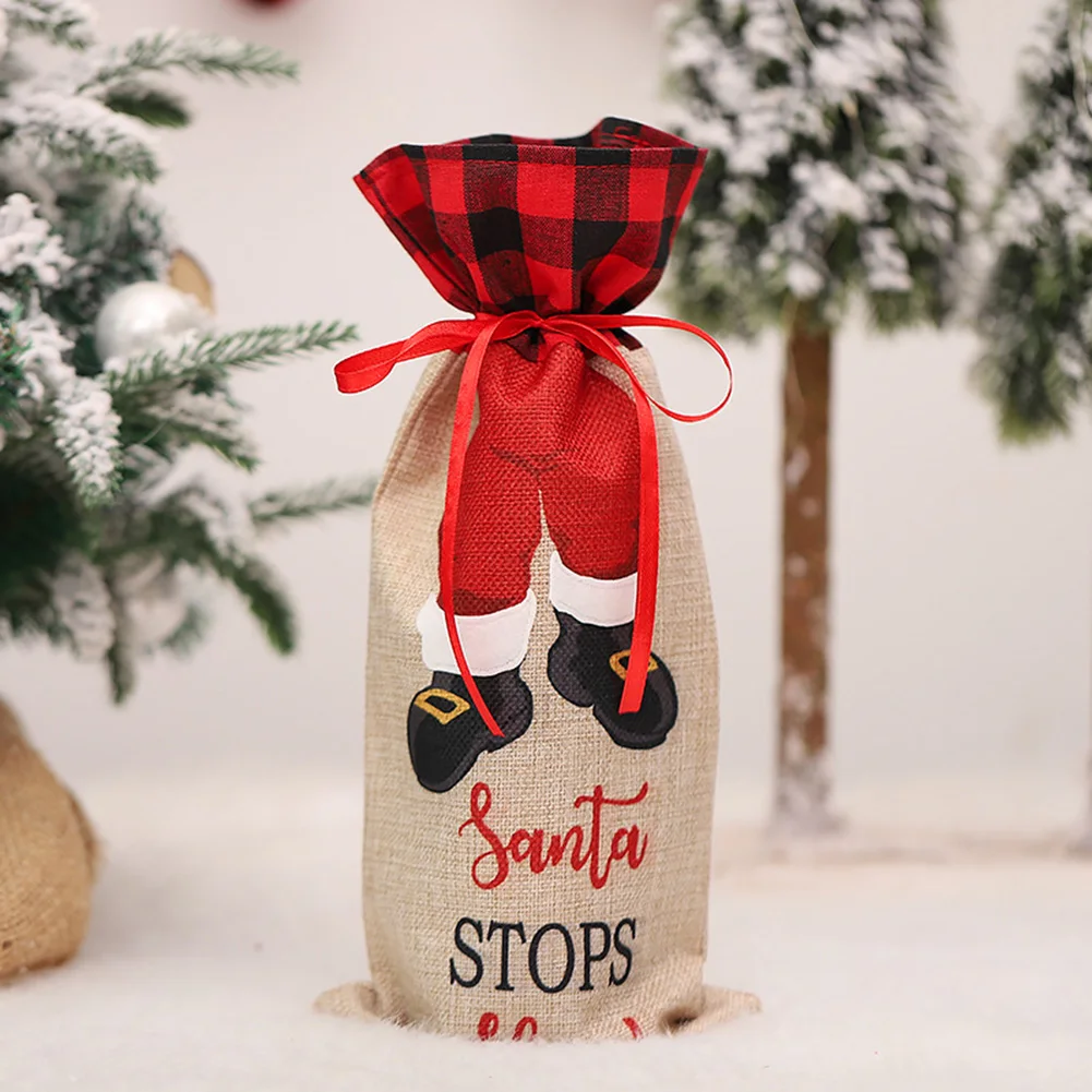 Home Bottle Covers Wine Bags Christmas Dinner Gift Bags Non-woven Fabric Santa Table Decorations For Christmas
Home Bottle Covers Wine Bags Christmas Dinner Gift Bags Non-woven Fabric Santa Table Decorations For Christmas