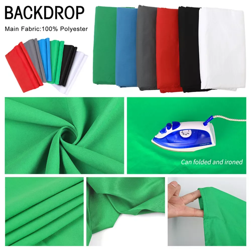 Photo Photography Backdrop Collapsible Polyester Cotton Green Screen Chromakey Background Cloth For Photo Studio Video
Photo Photography Backdrop Collapsible Polyester Cotton Green Screen Chromakey Background Cloth For Photo Studio Video