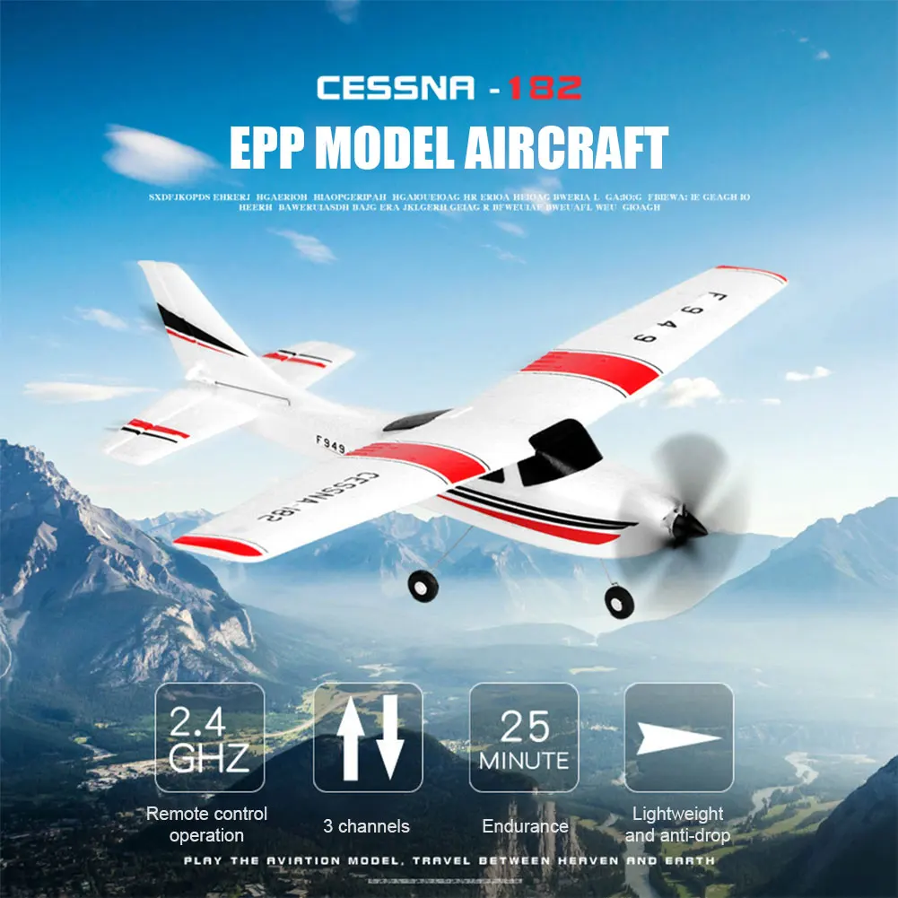 

WLtoys F949S 3D Fixed Wing EPP Foam RC Aircraft Plane 3 Channels 2.4GHz 3-Axis Gyro Remote Control Airplane Model Toys