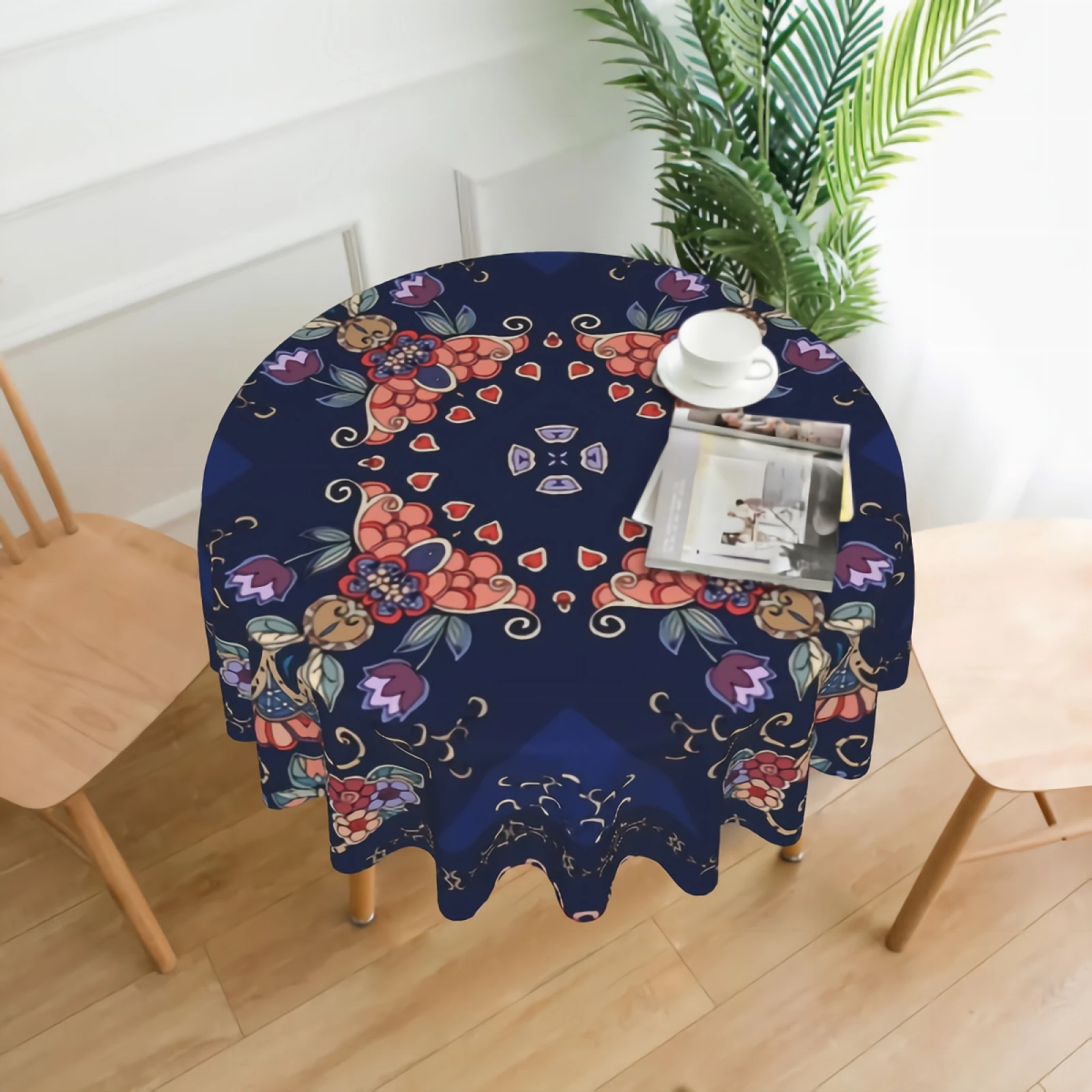 Beautiful Flower Round Tablecloth 60 Inch Stain Resistant Spillproof Polyester Fabric Table Cloth for Picnic Kitchen Party
Beautiful Flower Round Tablecloth 60 Inch Stain Resistant Spillproof Polyester Fabric Table Cloth for Picnic Kitchen Party