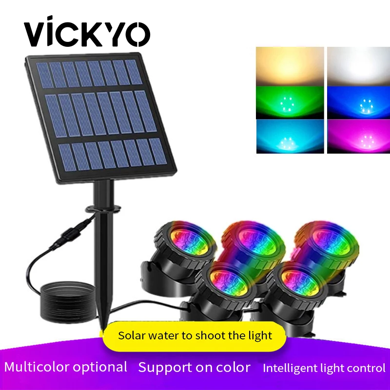 VICKYO Solar Spotlight Sunlight Outdoor Solar Lights IP68 RGB Garden Lawn Outdoor Led Solar Spotlights Pool Underwater Spotlight
VICKYO Solar Spotlight Sunlight Outdoor Solar Lights IP68 RGB Garden Lawn Outdoor Led Solar Spotlights Pool Underwater Spotlight