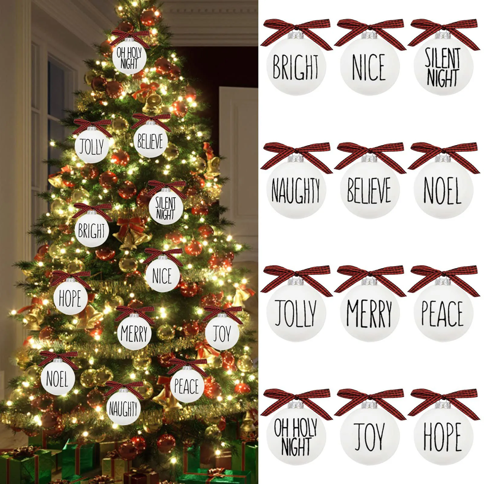 12pcs New Year Christmas Ornament Hanging Balls Pendants Christmas Party Decorations Christmas Tree Ornaments For Home Gifts FU 
12pcs New Year Christmas Ornament Hanging Balls Pendants Christmas Party Decorations Christmas Tree Ornaments For Home Gifts FU