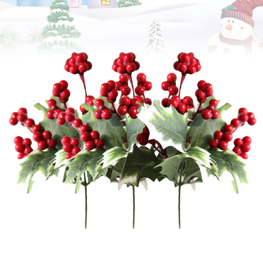 Berries Berry Christmas Holly Branches Artificial Xmas Fake Tree Flower Red Simulationdecor Bouquet Decoration Party Sticks
Berries Berry Christmas Holly Branches Artificial Xmas Fake Tree Flower Red Simulationdecor Bouquet Decoration Party Sticks