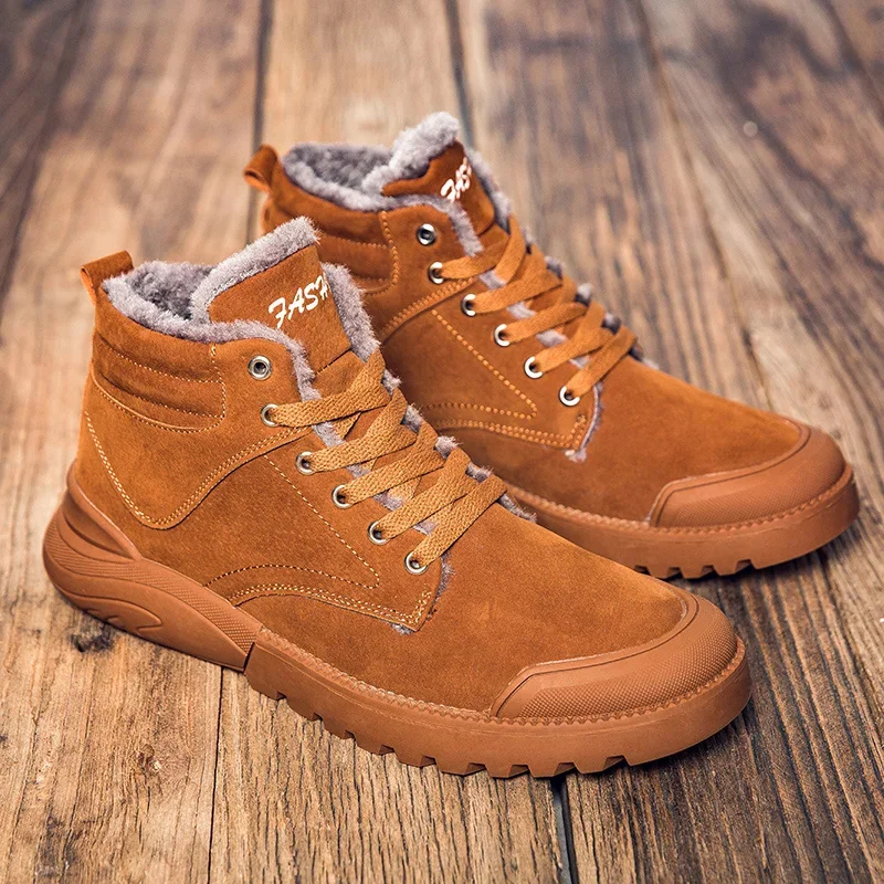 Fashion New Arrivals Men High Shoes Quality Anti-skid Botas De Hombre Outdoor Soft Comfortable Male Snow Boots Winter All-match
Fashion New Arrivals Men High Shoes Quality Anti-skid Botas De Hombre Outdoor Soft Comfortable Male Snow Boots Winter All-match