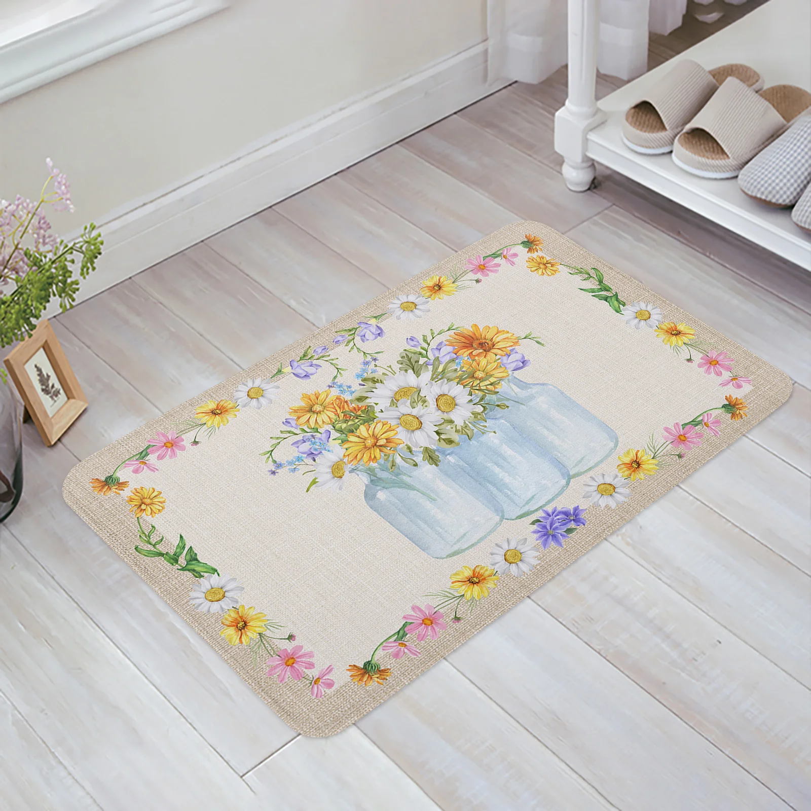 Летние коврики с божьей коровкой, вазой, маргариткой, цветами, добро пожаловать, коврики для ванной, кухни, коврики, противоскользящие напол...
Летние коврики с божьей коровкой, вазой, маргариткой, цветами, добро пожаловать, коврики для ванной, кухни, коврики, противоскользящие напол...