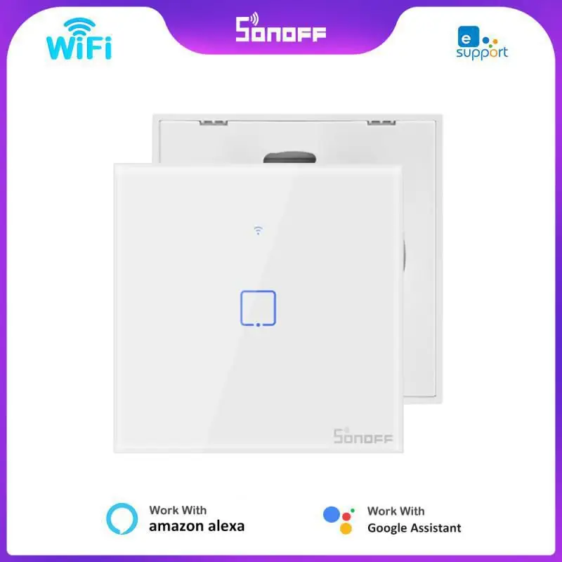 

SONOFF TX Series T0 EU/ UK/ US Smart Switch Wifi Touch Switches Wall Light Switch Via Ewelink Alexa Google Home Remote Control