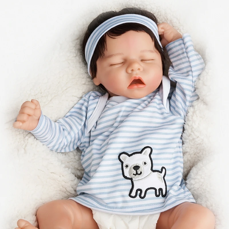 40cm Interactive Sleeping Doll Soft Toy w/ Moveable Arm Legs Educational Reborn Boutique Collection Boy Girl Party Favor
40cm Interactive Sleeping Doll Soft Toy w/ Moveable Arm Legs Educational Reborn Boutique Collection Boy Girl Party Favor