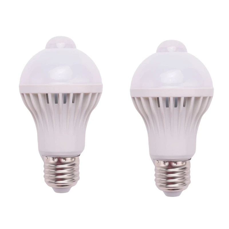 2X E27 Led Bulb Light Motion Sensor Light LED PIR Motion Sensor Lamp Globe Bulb Light Lamp, 5W
2X E27 Led Bulb Light Motion Sensor Light LED PIR Motion Sensor Lamp Globe Bulb Light Lamp, 5W