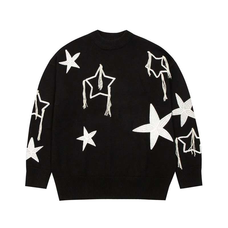 Tassels Star Knit Vintage Damaged Cardigan Sweater Men Women Top Quality Sweatshirts Jacquard Sweaters Anime Man Clothing Y2k
Tassels Star Knit Vintage Damaged Cardigan Sweater Men Women Top Quality Sweatshirts Jacquard Sweaters Anime Man Clothing Y2k