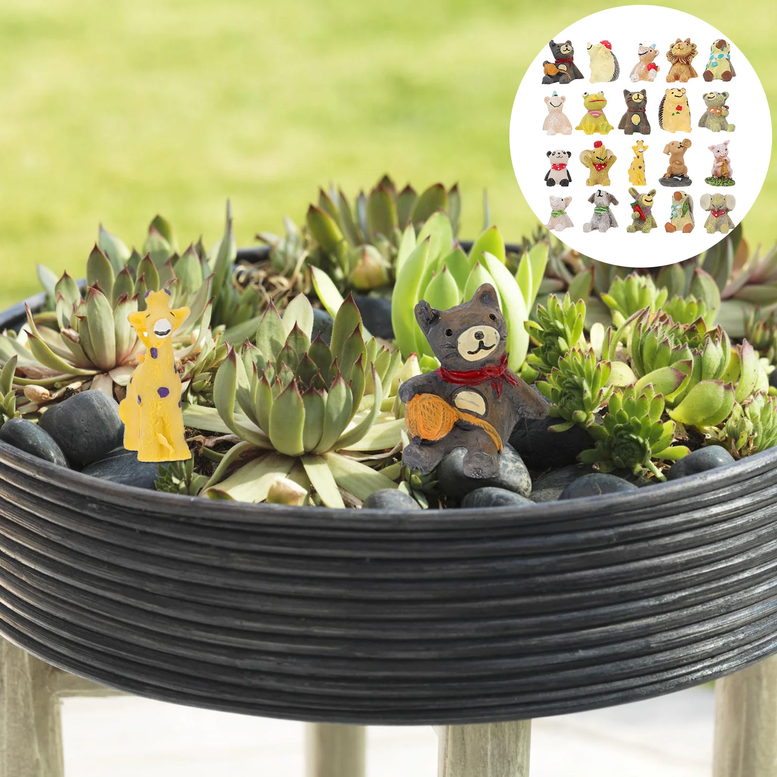 20 Pcs Micro Landscape Animals Resin Crafts Bonsai Accessories Shaped Ornament Succulent Bowl Layout Props Vivid Child
20 Pcs Micro Landscape Animals Resin Crafts Bonsai Accessories Shaped Ornament Succulent Bowl Layout Props Vivid Child