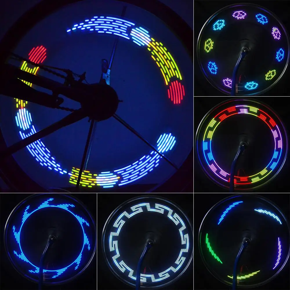 Bike Wheel Spoke LED Lamp Waterproof Cycle Tyre Wheel Valve 7 Flash Lights with Bright Bike Words Cycling Light Bike Accessories
Bike Wheel Spoke LED Lamp Waterproof Cycle Tyre Wheel Valve 7 Flash Lights with Bright Bike Words Cycling Light Bike Accessories