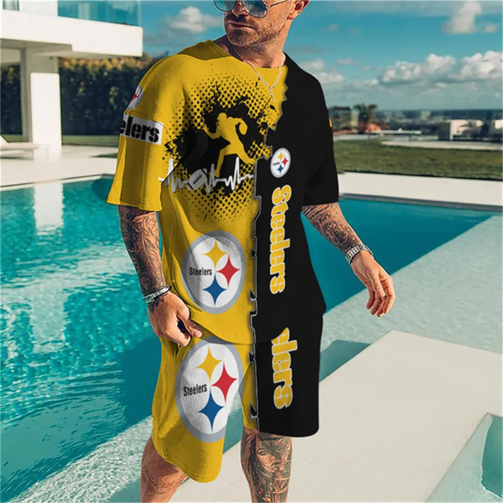 Men's Summer Round Neck T-shirt Beach Shorts Set 2023 Fashion 3D Printing New Trend Short Sleeve Breathable Casual Two Piece Set
Men's Summer Round Neck T-shirt Beach Shorts Set 2023 Fashion 3D Printing New Trend Short Sleeve Breathable Casual Two Piece Set