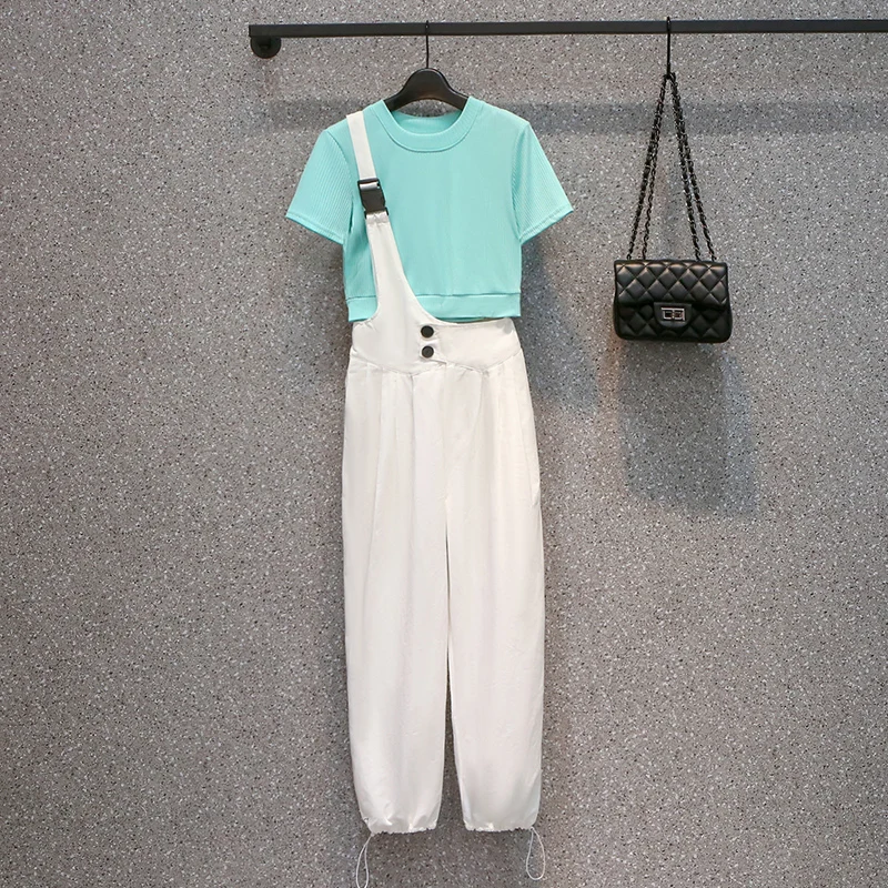 2022 Summer Fashion Suit Kawaii Women Student Korean Harajuku Oversized Short-sleeved T-shirt + Two-piece Punk Cargo Pantsuits
2022 Summer Fashion Suit Kawaii Women Student Korean Harajuku Oversized Short-sleeved T-shirt + Two-piece Punk Cargo Pantsuits