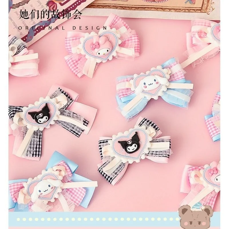 Kawaii Sanrioed аниме мультфильм серия mymelody Kuromi Милая Мода креативная пудра голубая Лолита галстук-бабочка шпилька аксессуары подарок
Kawaii Sanrioed аниме мультфильм серия mymelody Kuromi Милая Мода креативная пудра голубая Лолита галстук-бабочка шпилька аксессуары подарок