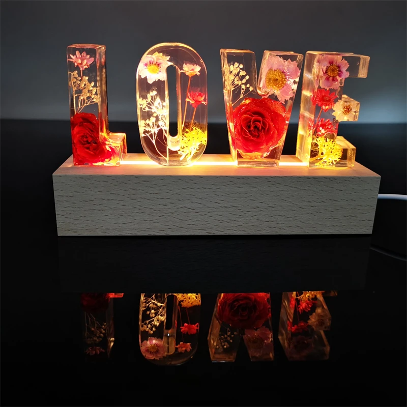Custom English Letters True Flowers Night Light Led Bedroom Office Kawaii Room Lights Decor Novelties Holiday Personalized Gift
Custom English Letters True Flowers Night Light Led Bedroom Office Kawaii Room Lights Decor Novelties Holiday Personalized Gift