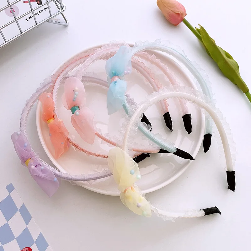 Colour Sweet Mesh Bowknot Hair Bands Hair Accessories For Girls Kids Candy Color Headband Cute Hair Accessories for Party
Colour Sweet Mesh Bowknot Hair Bands Hair Accessories For Girls Kids Candy Color Headband Cute Hair Accessories for Party