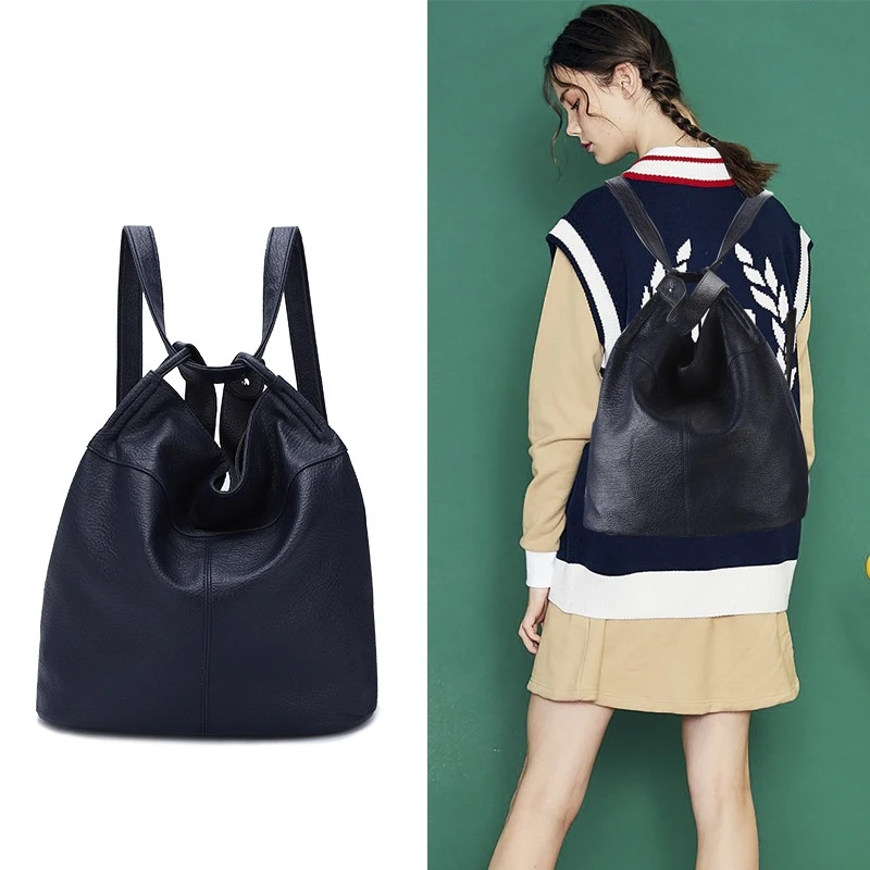 Fashion Women's Shoulder Bag Casual Soft PU Waterproof Large Capacity Zipper Crossbody Bag for Female Girls School Backpack
Fashion Women's Shoulder Bag Casual Soft PU Waterproof Large Capacity Zipper Crossbody Bag for Female Girls School Backpack