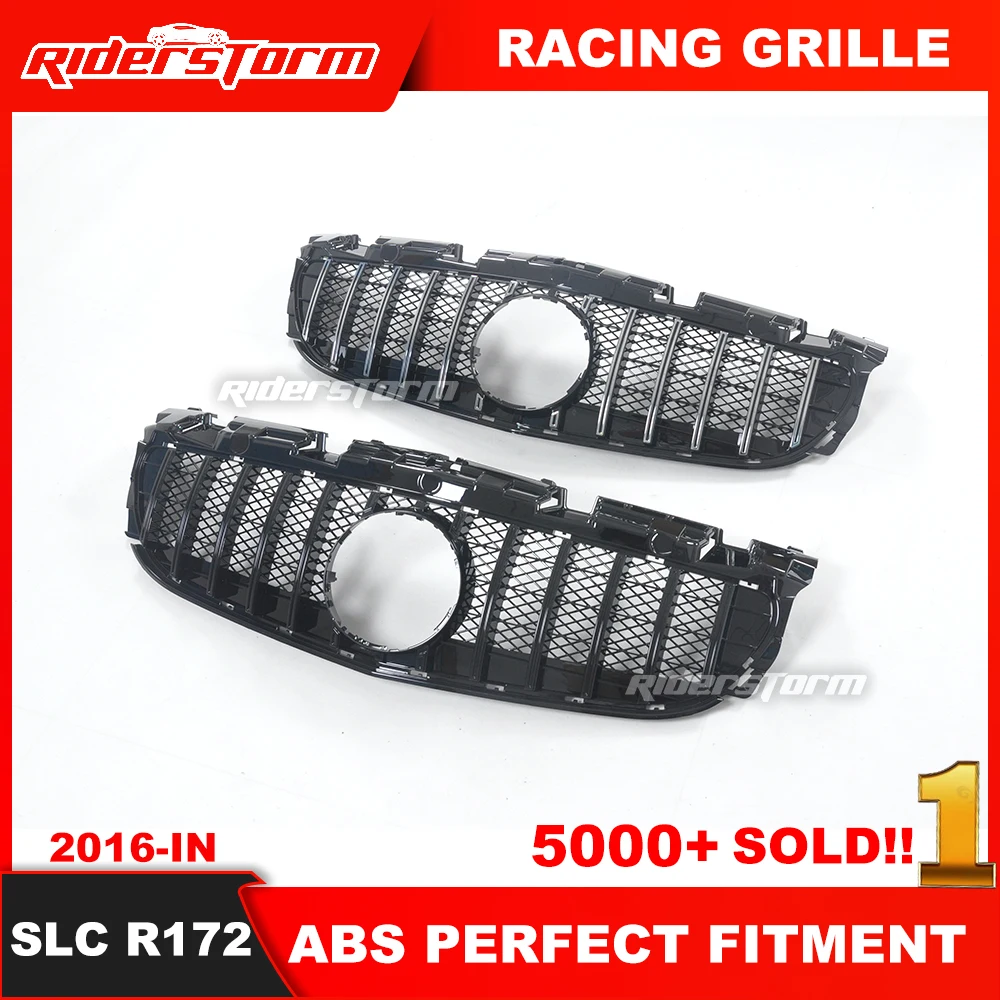 2016+ SLC GT grille for R172 GT Grille for mercede SLC Class R172 Sliver Racing Grille SLC260 SLC300 Front Bumper mesh
2016+ SLC GT grille for R172 GT Grille for mercede SLC Class R172 Sliver Racing Grille SLC260 SLC300 Front Bumper mesh