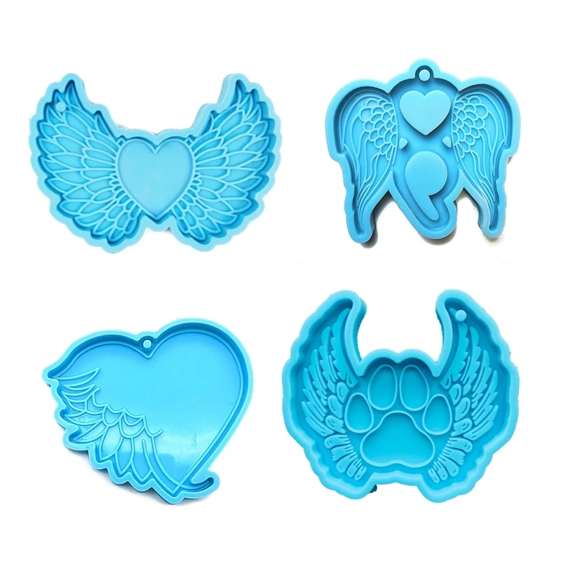 Love Angel Wings Keychain Silicone Mold with Hole Keyring Pendant Handmade Mold Valentine's Day Birthday Gift Jewelry
Love Angel Wings Keychain Silicone Mold with Hole Keyring Pendant Handmade Mold Valentine's Day Birthday Gift Jewelry