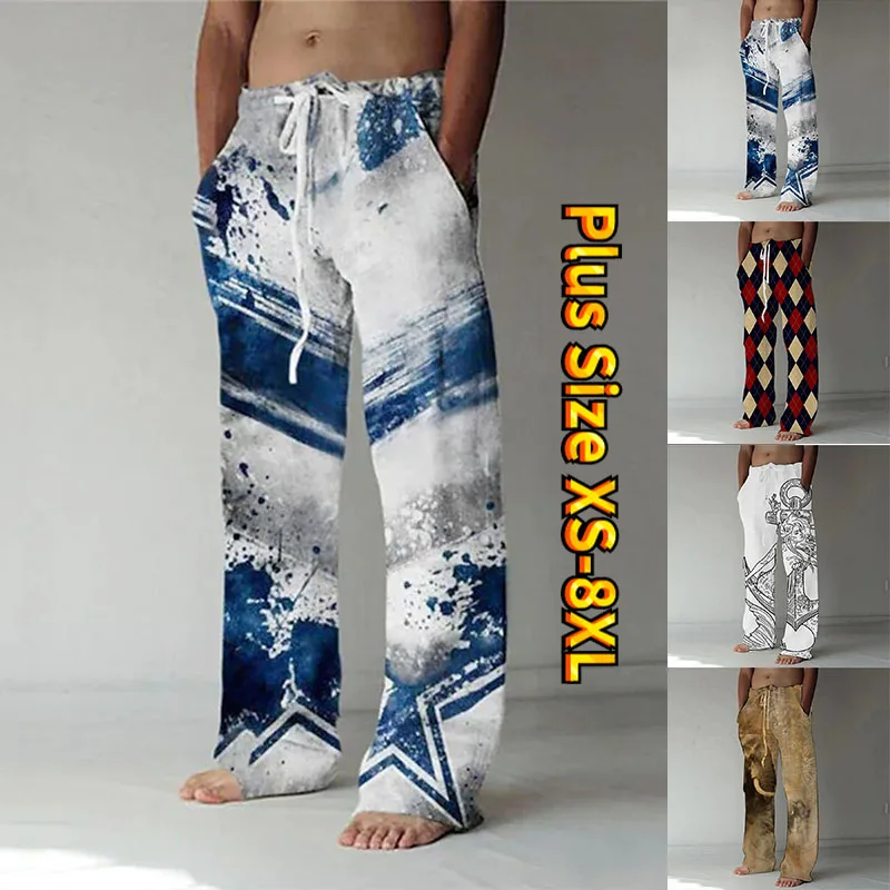 Senior Simple Men Straight Loose Trousers Colorful Printed Outside Ride Daily Style of Travel XS-8XL
Senior Simple Men Straight Loose Trousers Colorful Printed Outside Ride Daily Style of Travel XS-8XL