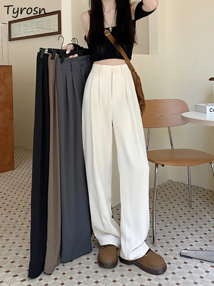 Casual Pants Women Minimalist Pure Classic Loose Daily Empire All-match Popular Korean Style Office Ladies Summer Trousers Basic
Casual Pants Women Minimalist Pure Classic Loose Daily Empire All-match Popular Korean Style Office Ladies Summer Trousers Basic