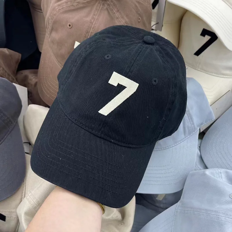 Washable Cotton Baseball Cap Digit 7 Embroidery High Quality Harajuku High Street Hip Hop Hat Male and Female Couples Sun Visor
Washable Cotton Baseball Cap Digit 7 Embroidery High Quality Harajuku High Street Hip Hop Hat Male and Female Couples Sun Visor