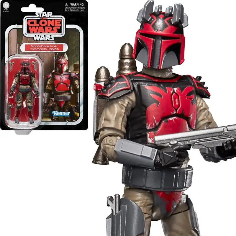 3.75-Inch Original Star Wars The Vintage Collection Mandalorian Super Commando Captain Action Figure Toys for Children Gift
3.75-Inch Original Star Wars The Vintage Collection Mandalorian Super Commando Captain Action Figure Toys for Children Gift
