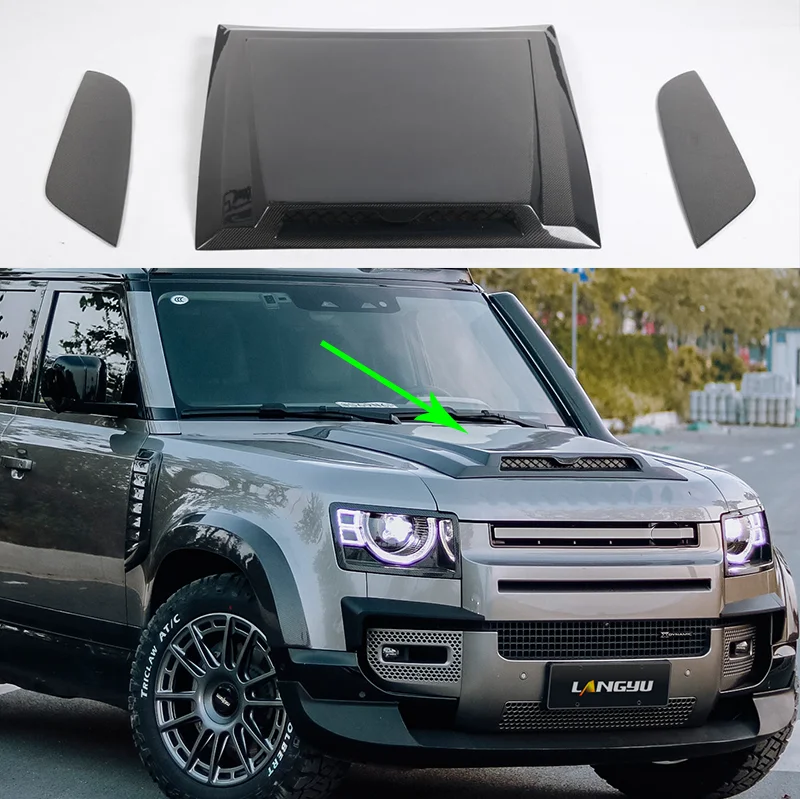 Fits For Land Rover Defender 90/110 2020 2021 2022 2023 High Quality Carbon Fiber Front Engine Hood Vent Cover
Fits For Land Rover Defender 90/110 2020 2021 2022 2023 High Quality Carbon Fiber Front Engine Hood Vent Cover