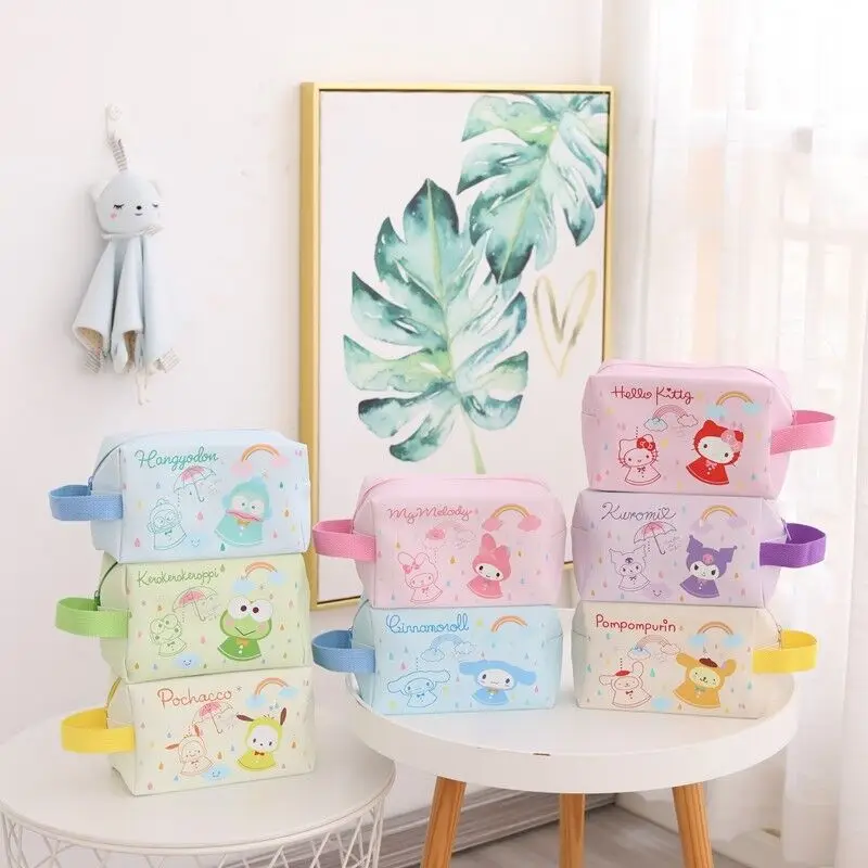 Cartoon Sanrio cute My Melody Kuromi Cinnamorolls Storage Bag Portable Travel Cosmetic Bag Girls Essential
Cartoon Sanrio cute My Melody Kuromi Cinnamorolls Storage Bag Portable Travel Cosmetic Bag Girls Essential