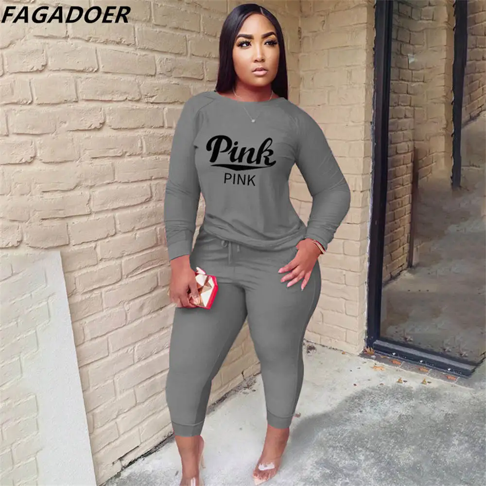 FAGADOER Fall Winte Two Piece Sets Women Long Sleeve Round Neck Top And Skinny Pants Tracksuits 2022 Casual Sporty 2pcs Outfits
FAGADOER Fall Winte Two Piece Sets Women Long Sleeve Round Neck Top And Skinny Pants Tracksuits 2022 Casual Sporty 2pcs Outfits