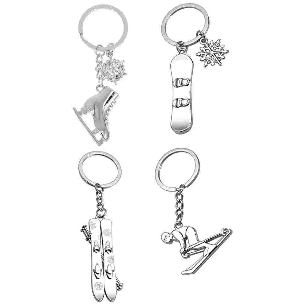 4Pcs Skating Fans Gift Skating Race Supplies Skating Key Ring Sports Ornament (Silver)
4Pcs Skating Fans Gift Skating Race Supplies Skating Key Ring Sports Ornament (Silver)