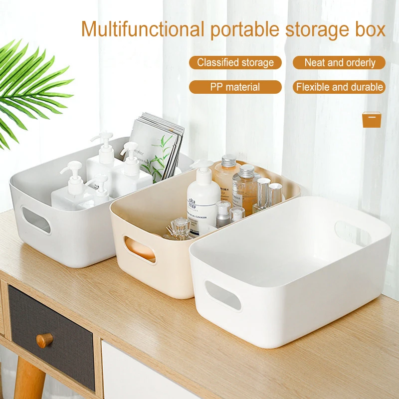 Household Desktop Sundries Plastic Storage Box Cosmetics Snacks Vegetables And Fruits Finishing Multi-functional Storage Basket
Household Desktop Sundries Plastic Storage Box Cosmetics Snacks Vegetables And Fruits Finishing Multi-functional Storage Basket