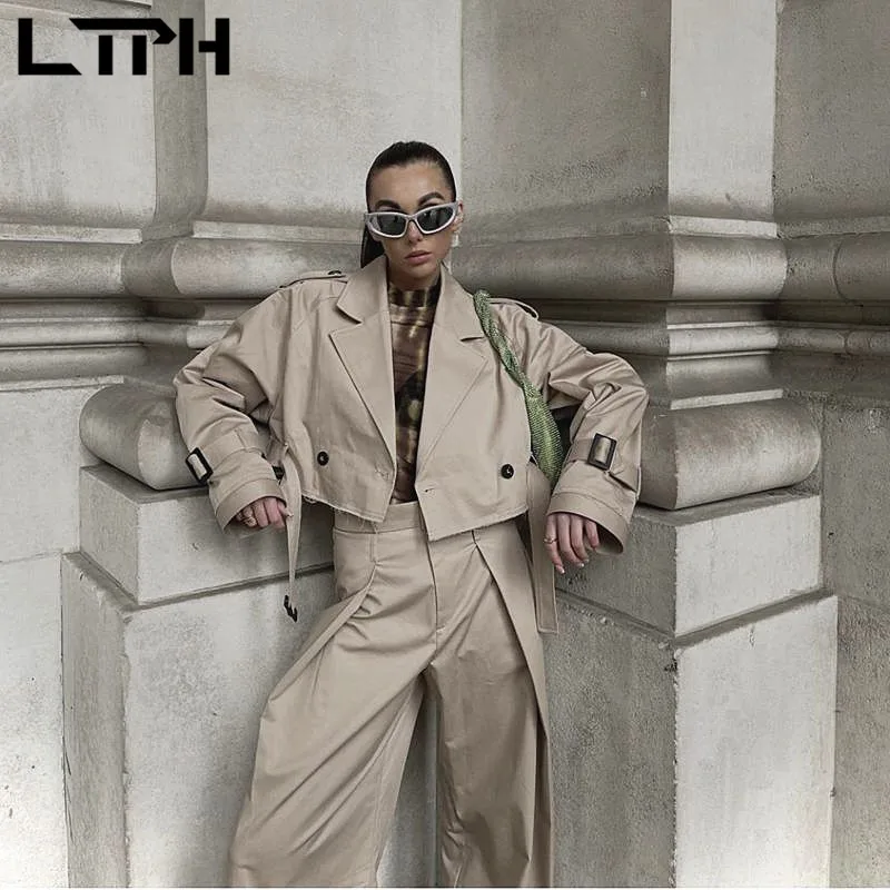 LTPH уличная одежда, винтажные штаны, комплект из двух предметов для женщин, Повседневная ветровка с поясом, пальто, широкие брюки, Новинка осени 2023
LTPH уличная одежда, винтажные штаны, комплект из двух предметов для женщин, Повседневная ветровка с поясом, пальто, широкие брюки, Новинка осени 2023