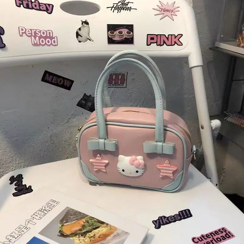 Cartoon Cute Sanrio Hello Kitty Cute Handbag Star Crossbody Bag Jk Laurie Children's Fun Shoulder Bag Friendly Gift
Cartoon Cute Sanrio Hello Kitty Cute Handbag Star Crossbody Bag Jk Laurie Children's Fun Shoulder Bag Friendly Gift