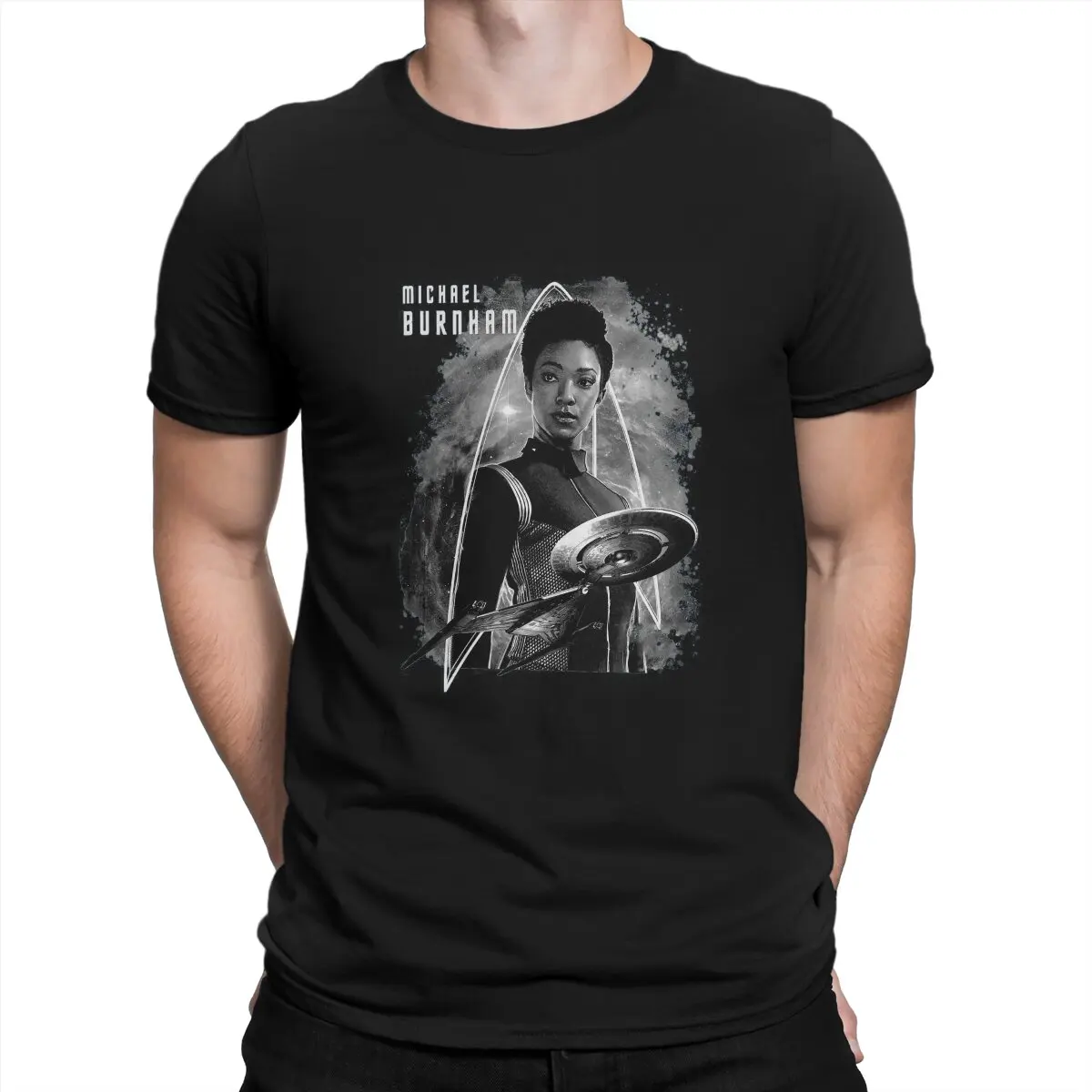 Discovery Michael Burnham Grey Scale Stars Trekes Science TV T Shirt Gothic O-Neck TShirt Harajuku Clothes Polyester
Discovery Michael Burnham Grey Scale Stars Trekes Science TV T Shirt Gothic O-Neck TShirt Harajuku Clothes Polyester