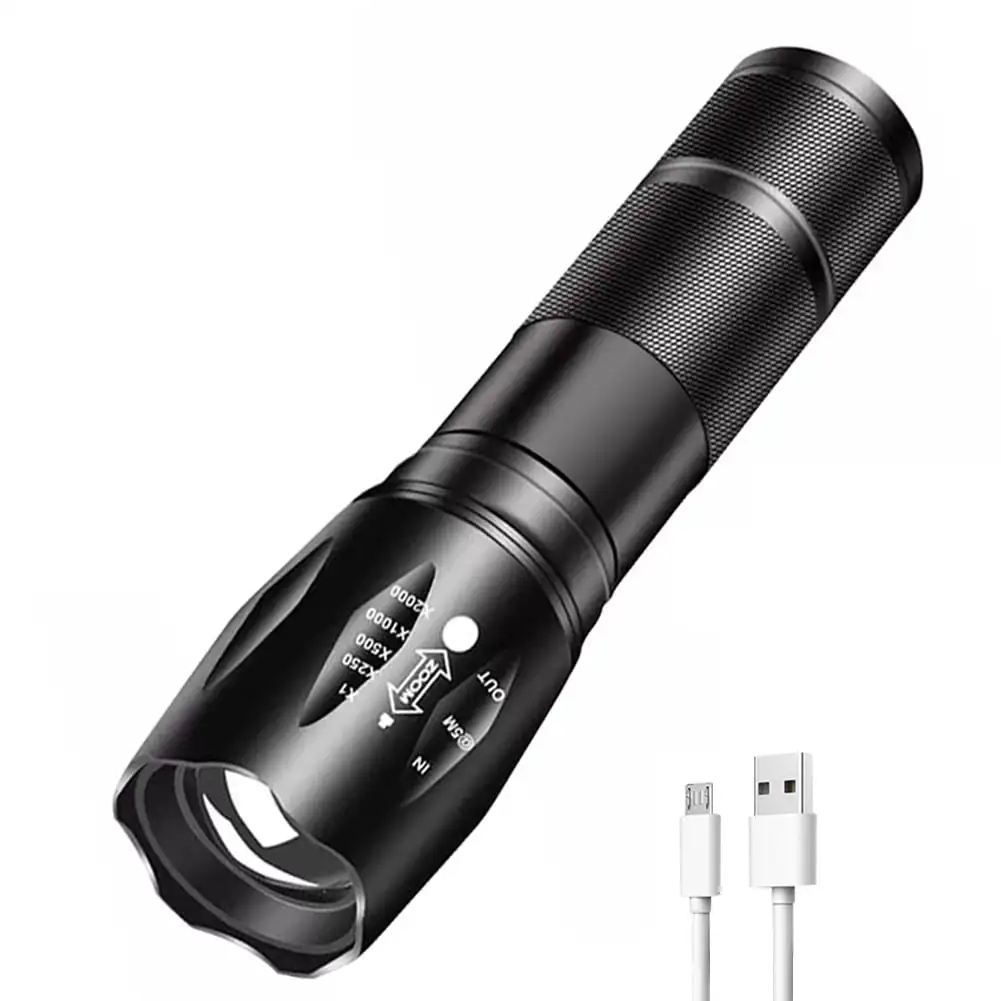 HMTX LED Tactical Flashlight, Longer Battery Life, 3 Modes, High Lumen, Adjustable, Zoomable,Waterproof, Lightweight,Bright Flas
HMTX LED Tactical Flashlight, Longer Battery Life, 3 Modes, High Lumen, Adjustable, Zoomable,Waterproof, Lightweight,Bright Flas