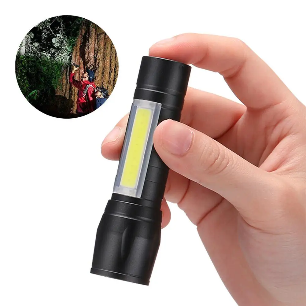 Xpe Cob Led Mini Flashlight 3 Modes Built-in 14500 Lithium Battery Usb Rechargeable Lighting Torch Anti-slip Waterproof Lamp
Xpe Cob Led Mini Flashlight 3 Modes Built-in 14500 Lithium Battery Usb Rechargeable Lighting Torch Anti-slip Waterproof Lamp