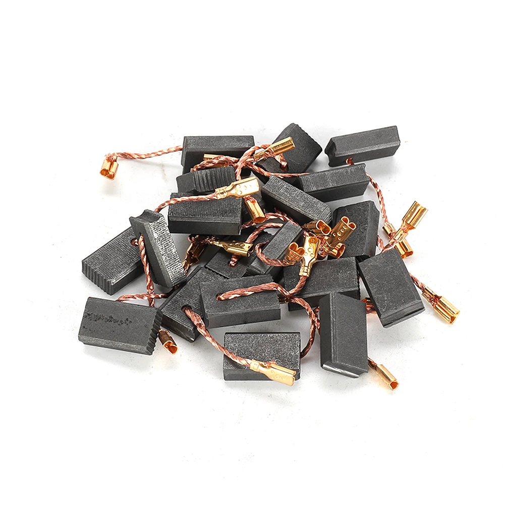 20Pcs Carbon Brushes Motor For Bosch 125 Motor Angle Grinder Electric Drill Graphite Brush Power Tool Replacement 5*10*15mm
20Pcs Carbon Brushes Motor For Bosch 125 Motor Angle Grinder Electric Drill Graphite Brush Power Tool Replacement 5*10*15mm