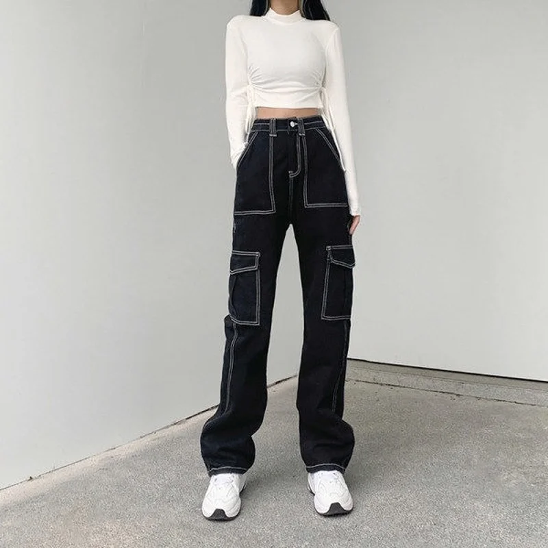 Women's loose jeans new super A show thin bright line design handsome jeans street style wide leg overalls ins tide brand
Women's loose jeans new super A show thin bright line design handsome jeans street style wide leg overalls ins tide brand